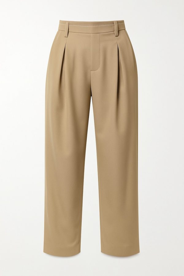 Beige Suit Pants