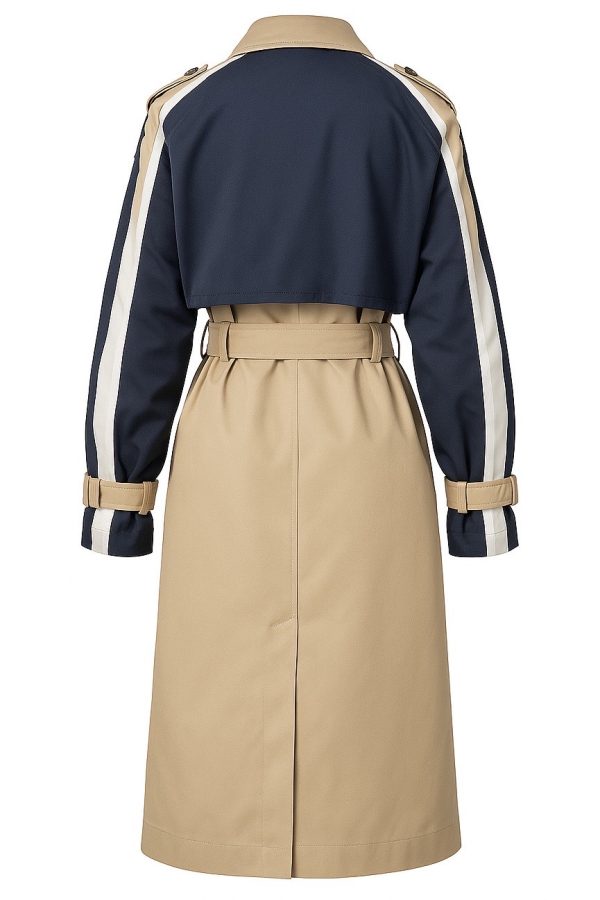 Contrast Trench Coat - Image 2