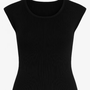 Black Knitted Top