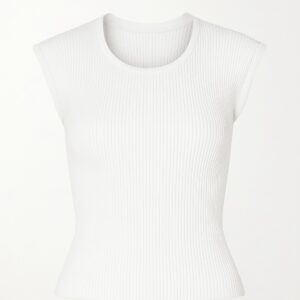 White Knitted Top
