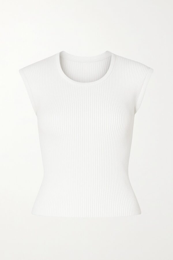White Knitted Top
