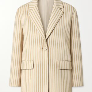 Teracotta Striped Blazer