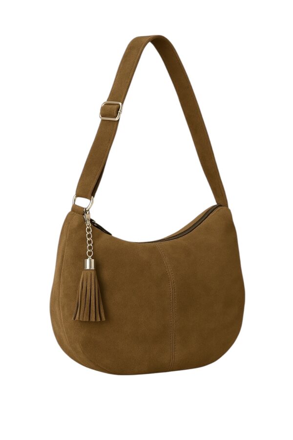 Suede Shoulder Bag