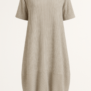 Beige Stripe Dress