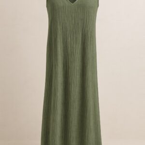Chaki Slip Dress