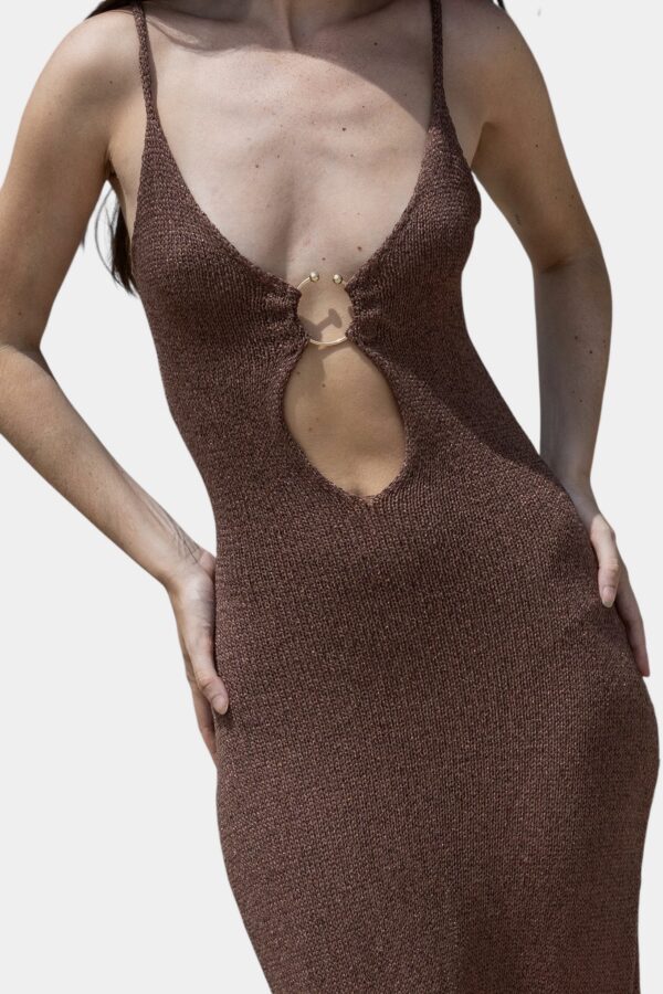 Knit Luxe Cut-Out Maxi Dress